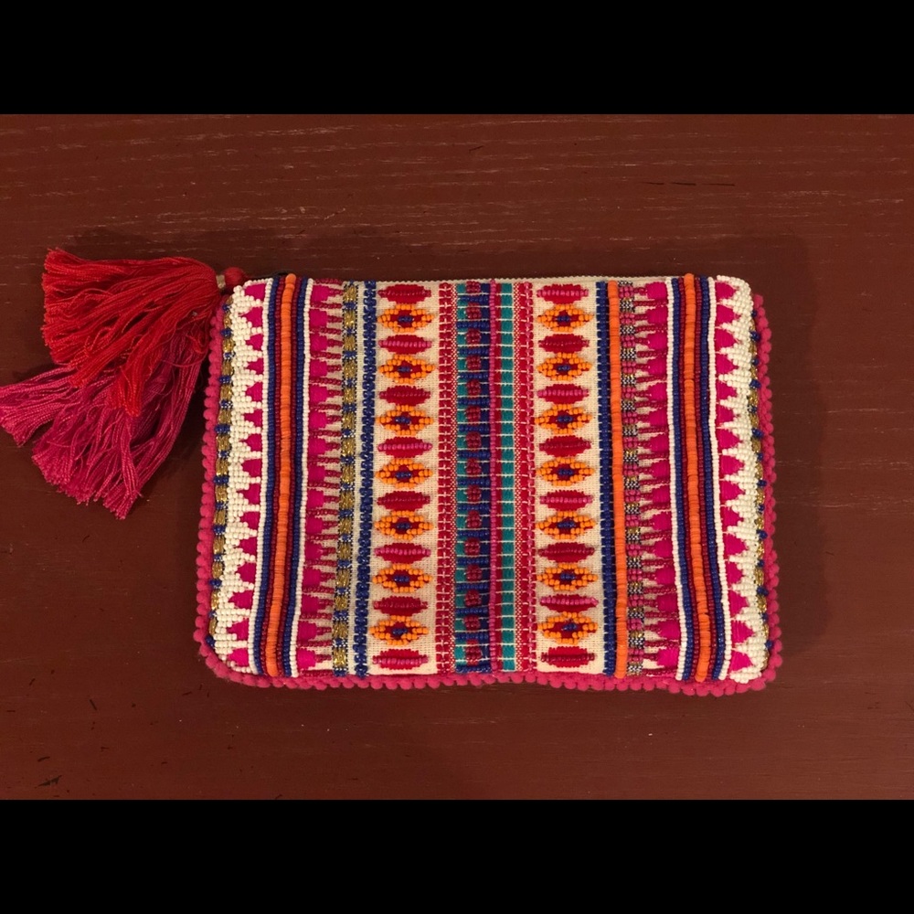 Florabella Vibrant Beaded Clutch